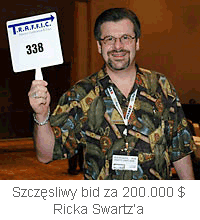 Szczęsliwy bid za 200.000 $ Rick Swartz'a 